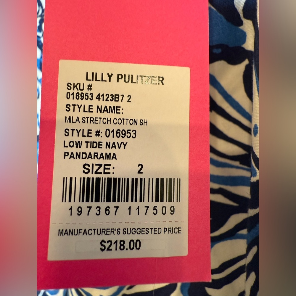 Lilly Pulitzer Blue Halter Sheath Mini Dress - Picture 3 of 9